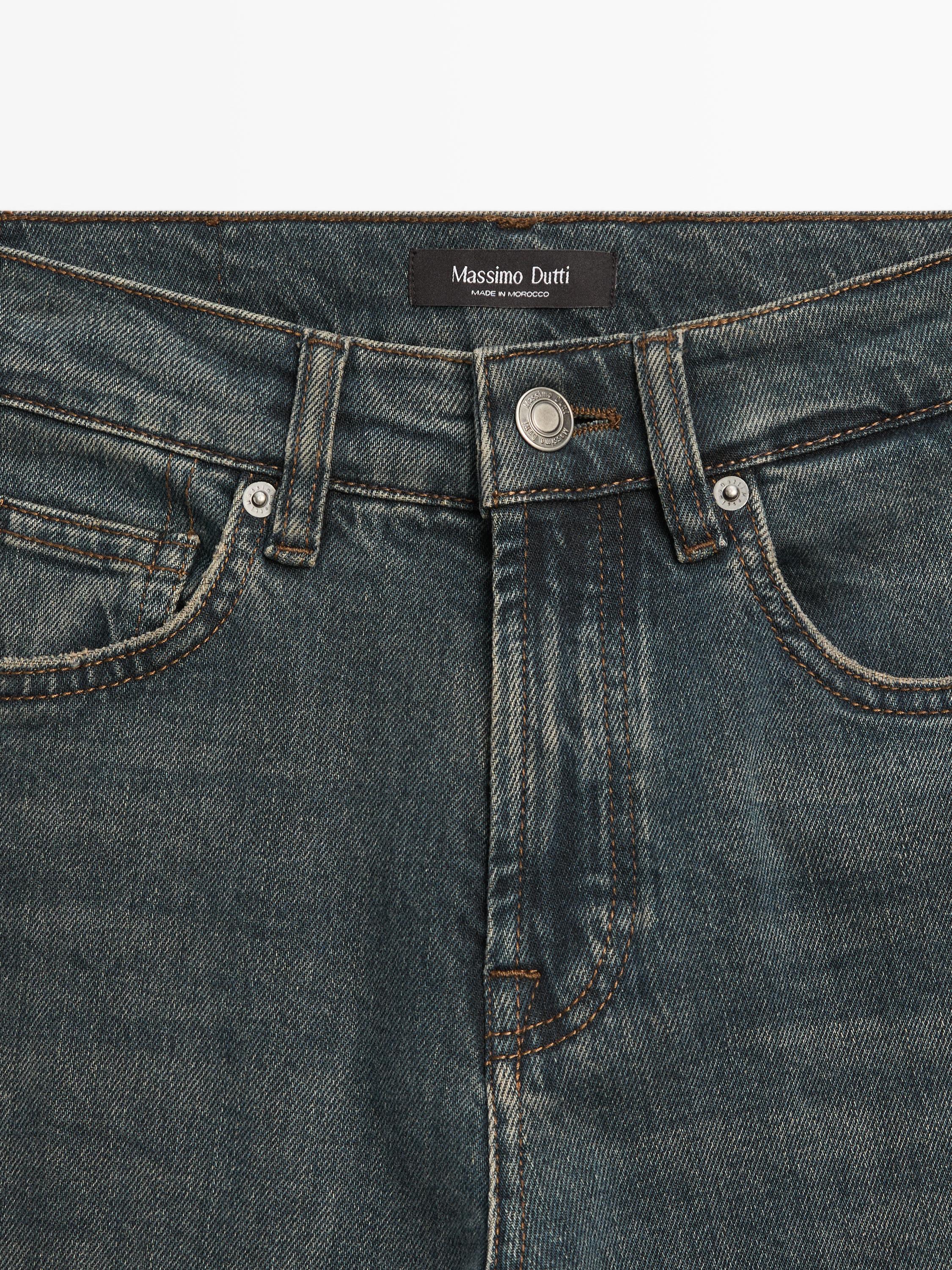 Jean slim cropped mid-rise